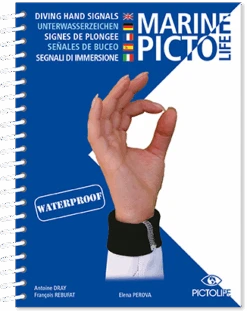 LIVRE PICTOLIFE SIGNES DE PLONGEE Immergeable
