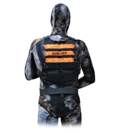 SUBLEST Baudrier Dorsal QUICKSAFE Simple Bretelles Avec 6 Poches Vides 8 SUBLEST Baudrier Dorsal QUICKSAFE Simple Bretelles Avec 6 Poches Vides -Plongée Soldes Boutique SUBLEST Baudrier chasse sous marine GBD6P FLUO MS 2