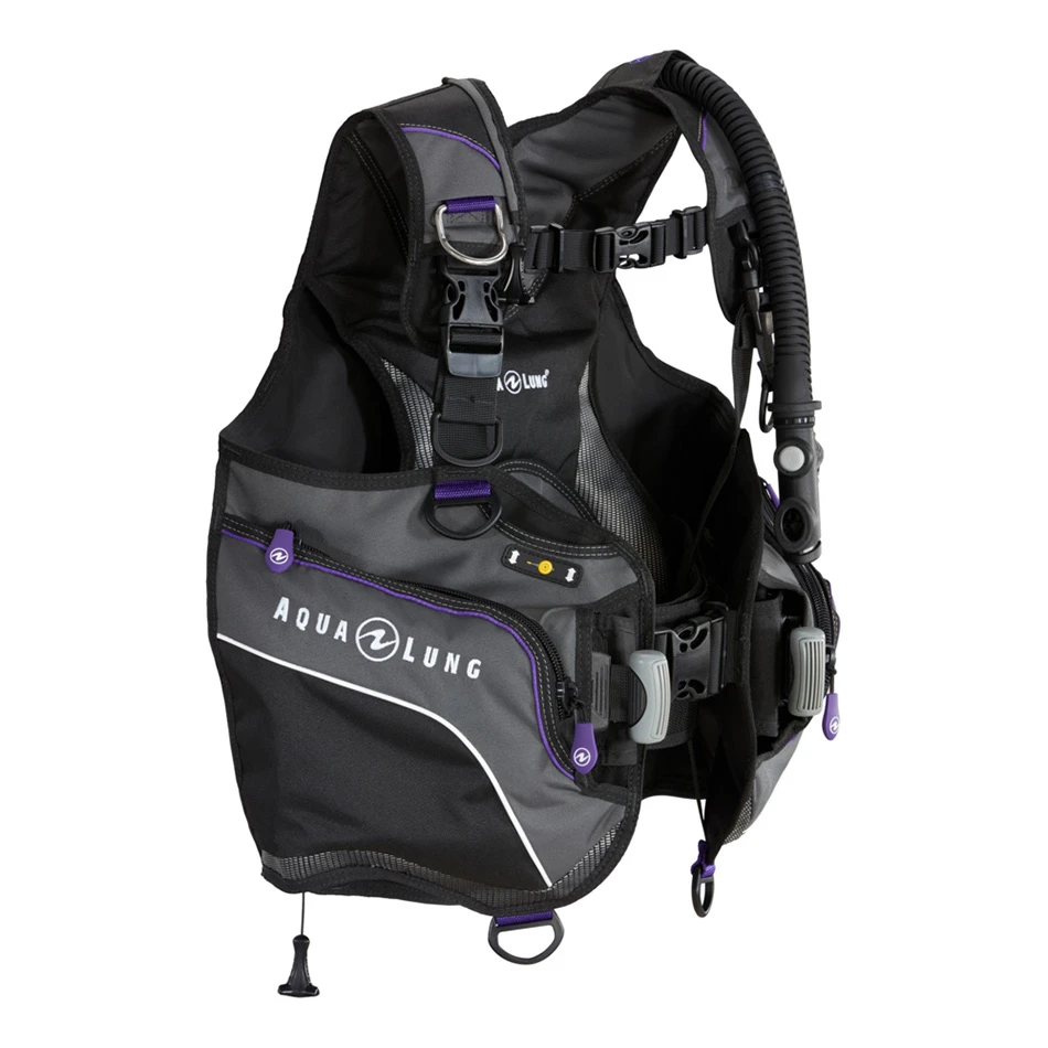 AQUALUNG PEARL NOIR/TWILIGHT Gilet Stabilisateur Pour Femme 4 AQUALUNG PEARL NOIR/TWILIGHT Gilet Stabilisateur Pour Femme – Image 2